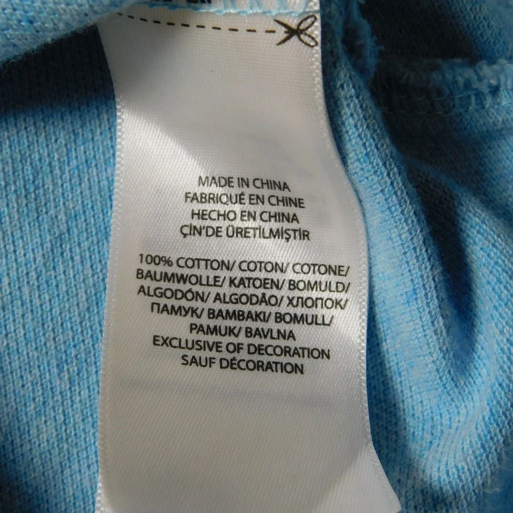 Polo Ralph Lauren Mens Light Blue Heather Short Sleeve Polo Shirt Large Pony‎